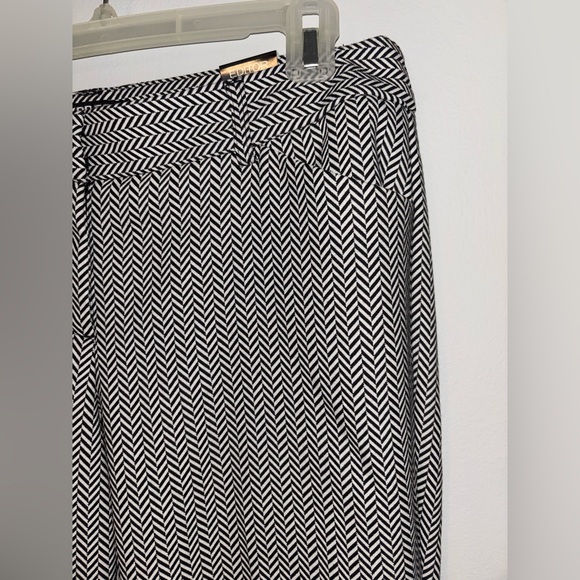 NWT Express Chevron Trousers with Pockets Straight Leg Pants 6L - Picture 3 of 6